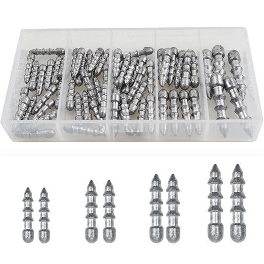 60PCS WORM WEIGHTS